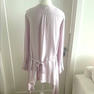 Marissa Webb Lavender Button-Up Shirt Dress or Top size M